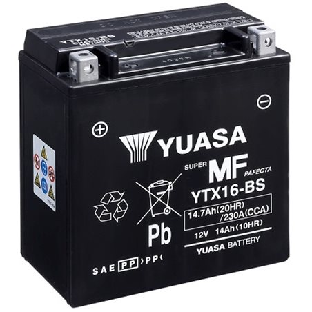 Triumph Tiger 800 ABS 2011-2014 Bateria YUASA Sin Mantenimiento Triumph Tiger 800 ABS 2011-2014 Bateria YUASA Sin Mantenimiento